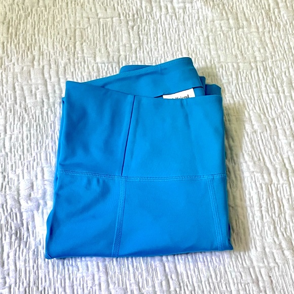 GIRLFRIEND COLLECTIVE BLUE COMPRESSIVE HIGH-RISE 7/8 LEGGING - SMALL - Picture 6 of 9